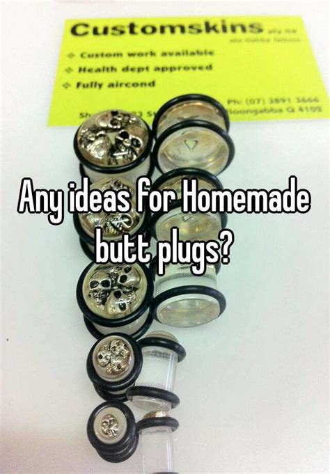 What is a Homemade Butt Plug? A homemade butt plug is a DIY anal sex toy you can make at home using various household materials such as clay, silicone, wood, and more. While people prefer to make their own sex toys, there are some concerns about the safety and effectiveness you must know before getting started. 